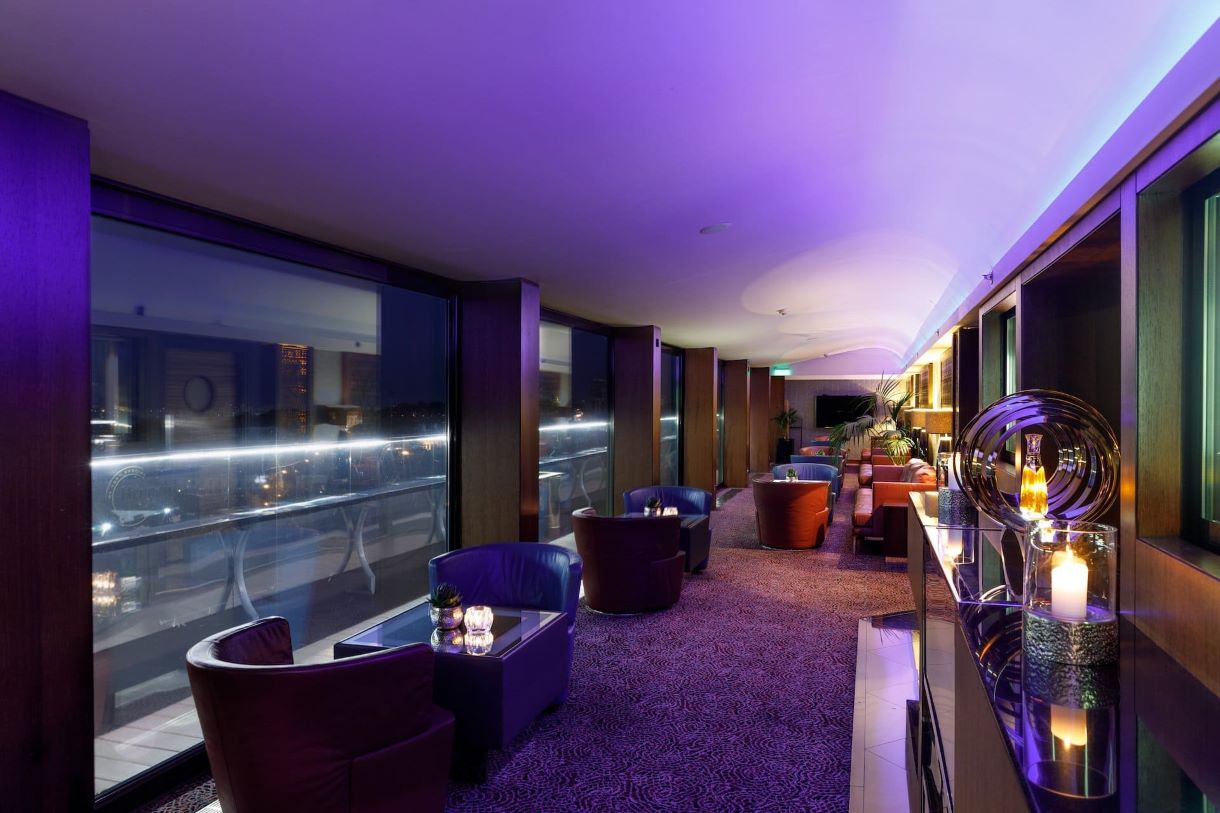 A cozy seating area at the B-hush bar in Kyiv