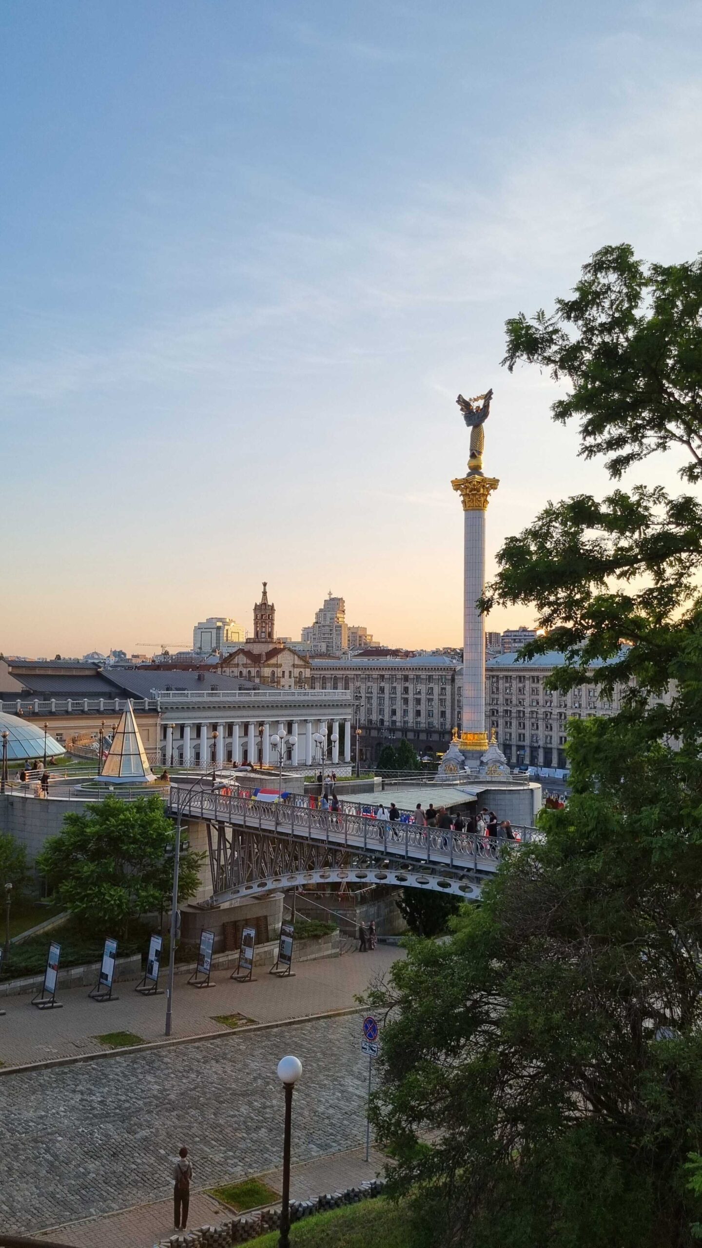 Independence Square - central square and symbol of resilience in Kyiv