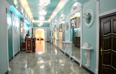 Auditorium interior at Kyiv Operetta Theatre