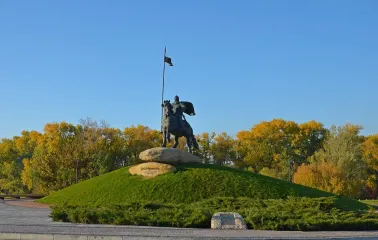 Muromets park - monument to Ilya Muromets