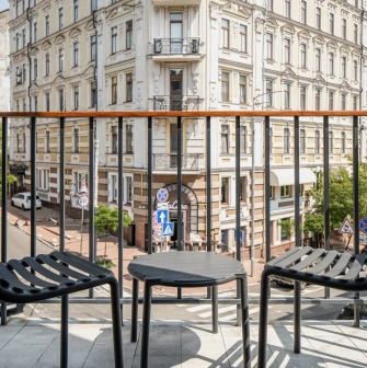 Sophia Hotel - view from a hotel balcony