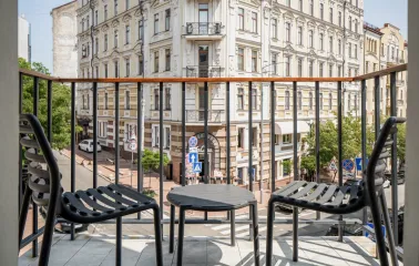 Sophia Hotel - view from a hotel balcony