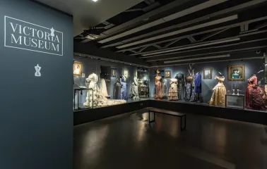Exhibition of historical costumes at the Victoria Museum in Kyiv