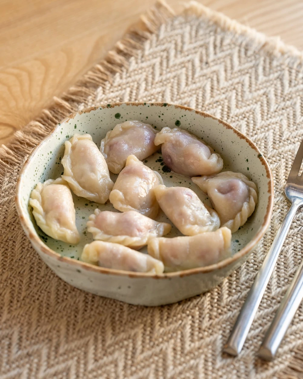 Dumplings with cherries at Mama Tato restaurant