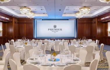 Premier Palace - formal restaurant dining area with elegant table settings