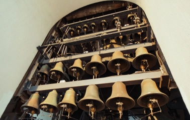 St. Michael's Cathedral in Kyiv - bells on the cathedral bell tower