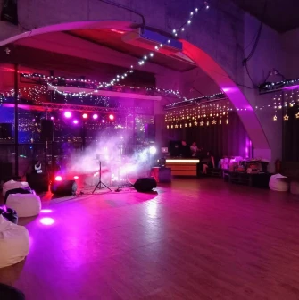Art-Prychal - night party scene in a event space