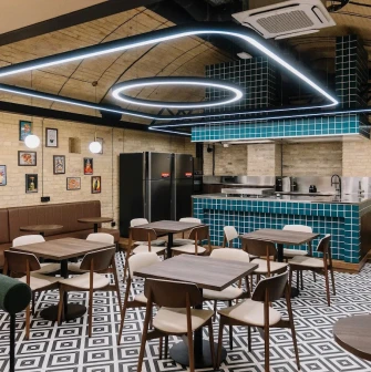 Creative States - modern restaurant area