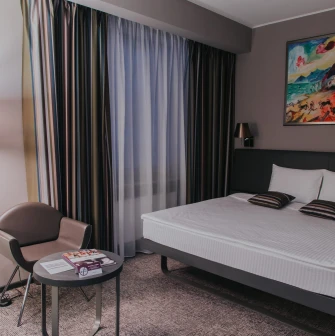 Modern room at the Mercure Kyiv Congress Hotel