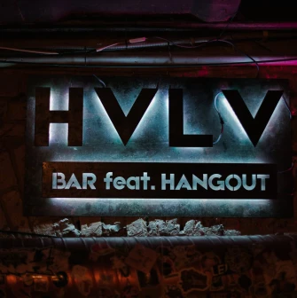 "HVLV" neon sign inside the "Hvlv" bar in Podil, Kyiv