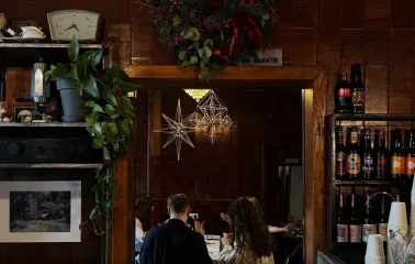 Kashtan - stylish dining room with large communal table