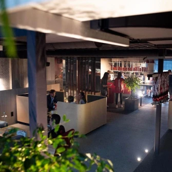 Fatum bar atmosphere in the evening