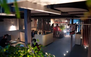 Fatum bar atmosphere in the evening