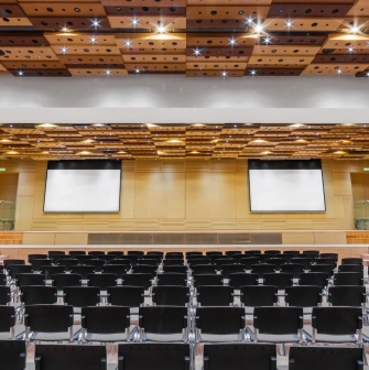 Modern conference hall in the CEC "Parkovy" in Kyiv