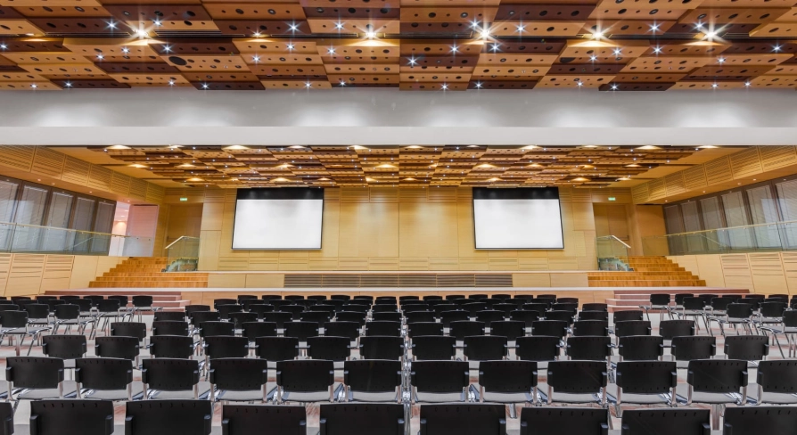 Modern conference hall in the CEC "Parkovy" in Kyiv