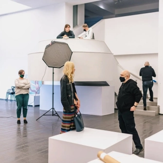 TSM m17 - contemporary art exhibition space with installations and lighting