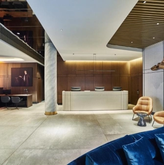 Reception at the Radisson Blu Hotel in the center of Kyiv