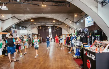 Art-Prychal - contemporary art exhibition display in a large gallery space