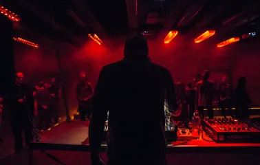 DJ performance in the atmosphere of Closer Club in Kyiv