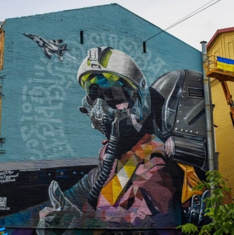 Ghost of Kyiv - legendary pilot symbolizing the unbreakable guardianship of the capital's sky