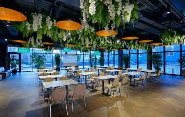 Favor Park Hotel - large, bright conference hall set up for a professional meeting