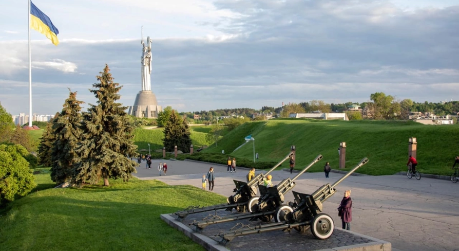 Entrance to the National Museum of the History of Ukraine in the Second World War
