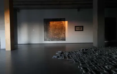 Art installation at Ya Gallery in Kyiv