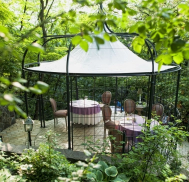 Terasa - wide wooden outdoor terrace area with views and seating