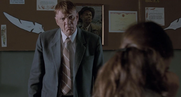 A scene from the Italian film “Evilenko” about serial killer Andrei Chikatilo, filmed in Kyiv.