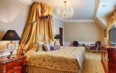 InterContinental - king-sized bed in a premium hotel room with lavish linens