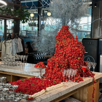 Milk Bar Tsum - decorative strawberry mountain