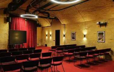 Creative States - conference setup in a large room with theater-style seating