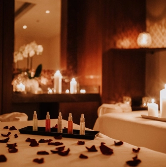 Hilton Kyiv - spa area featuring a sauna