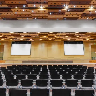 Modern conference hall in the CEC "Parkovy" in Kyiv