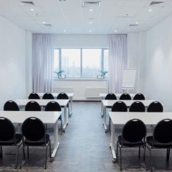 Bright meeting room at Pochayna Event Hall in Kyiv