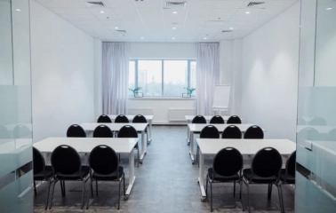 Bright meeting room at Pochayna Event Hall in Kyiv