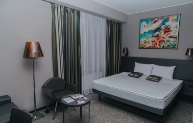 Modern room at the Mercure Kyiv Congress Hotel