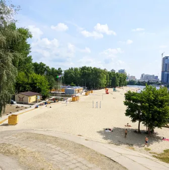 Фото пляжу Венеція в Києві
