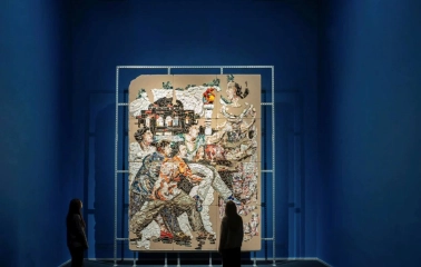 Large-scale painting in the PinchukArtCenter