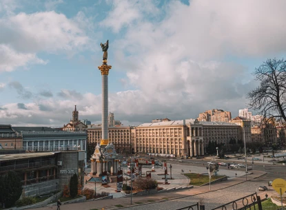 Streets and squares in Kyiv