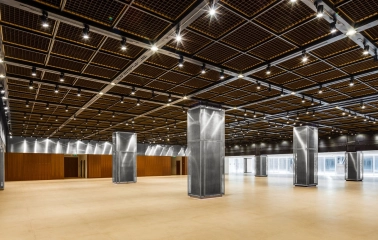 Spacious main event hall at CEC “Parkovy” in Kyiv