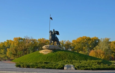 Muromets park - monument to Ilya Muromets