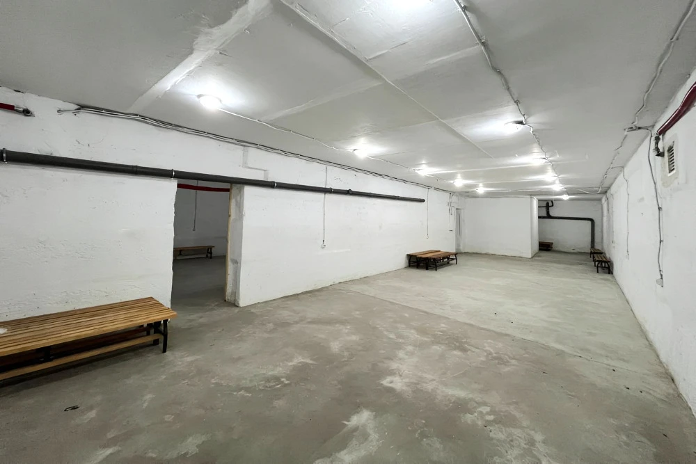 Kyiv bomb shelter inside