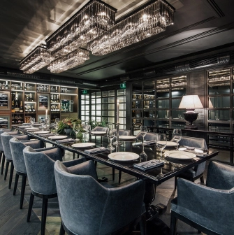 Catch Seafood Restaurant - elegant table setting with fine cutlery glasses