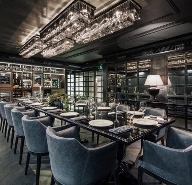 Catch Seafood Restaurant - elegant table setting with fine cutlery glasses