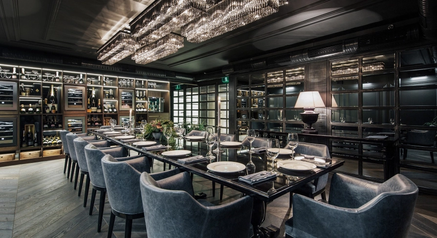 Catch Seafood Restaurant - elegant table setting with fine cutlery glasses