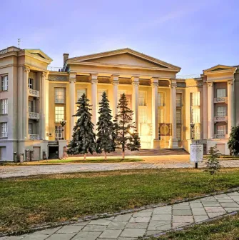 Facade of the National Museum of History of Ukraine in Kyiv