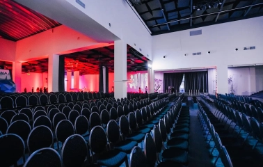 Pochayna Event Hall - large venue set for a conference