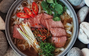 Specialties of the house at NĂM restaurant in Kyiv