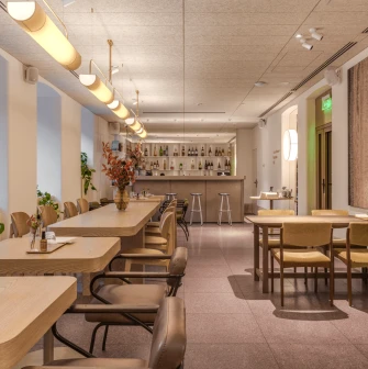 Sophia Hotel - elegant hotel restaurant dining area